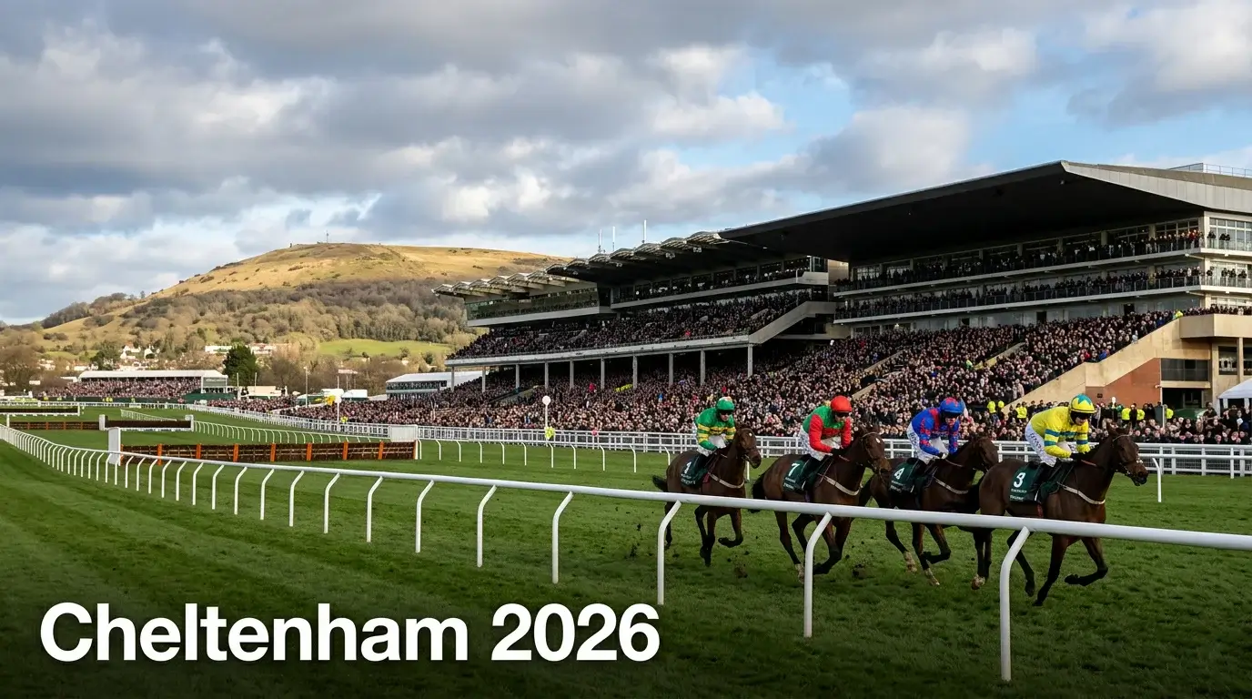 Cheltenham free bets 2026 — packed grandstand at Cheltenham racecourse during the Festival